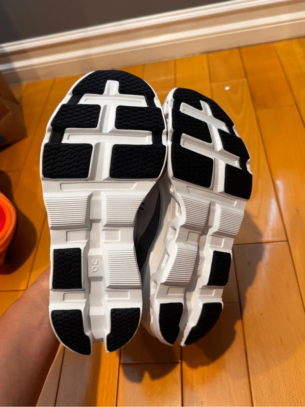 On Running Cloudmonster White/Black Running Shoes